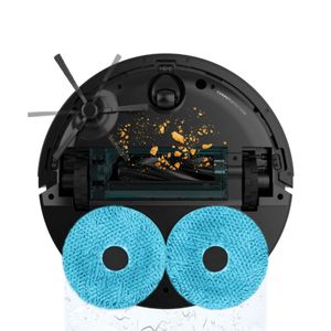 Robot aspirador Cecotec Conga X70 15000Pa 4 en 1 base autovaciado WiFi negro