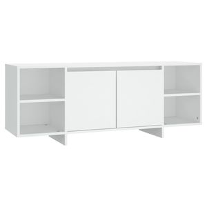 Mueble TV Dahl 2 puertas + 4 compartimentos roble 40x130x35 cm