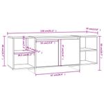 Mueble-TV-Dahl-2-puertas---4-compartimentos-blanco-40x130x35-cm--
