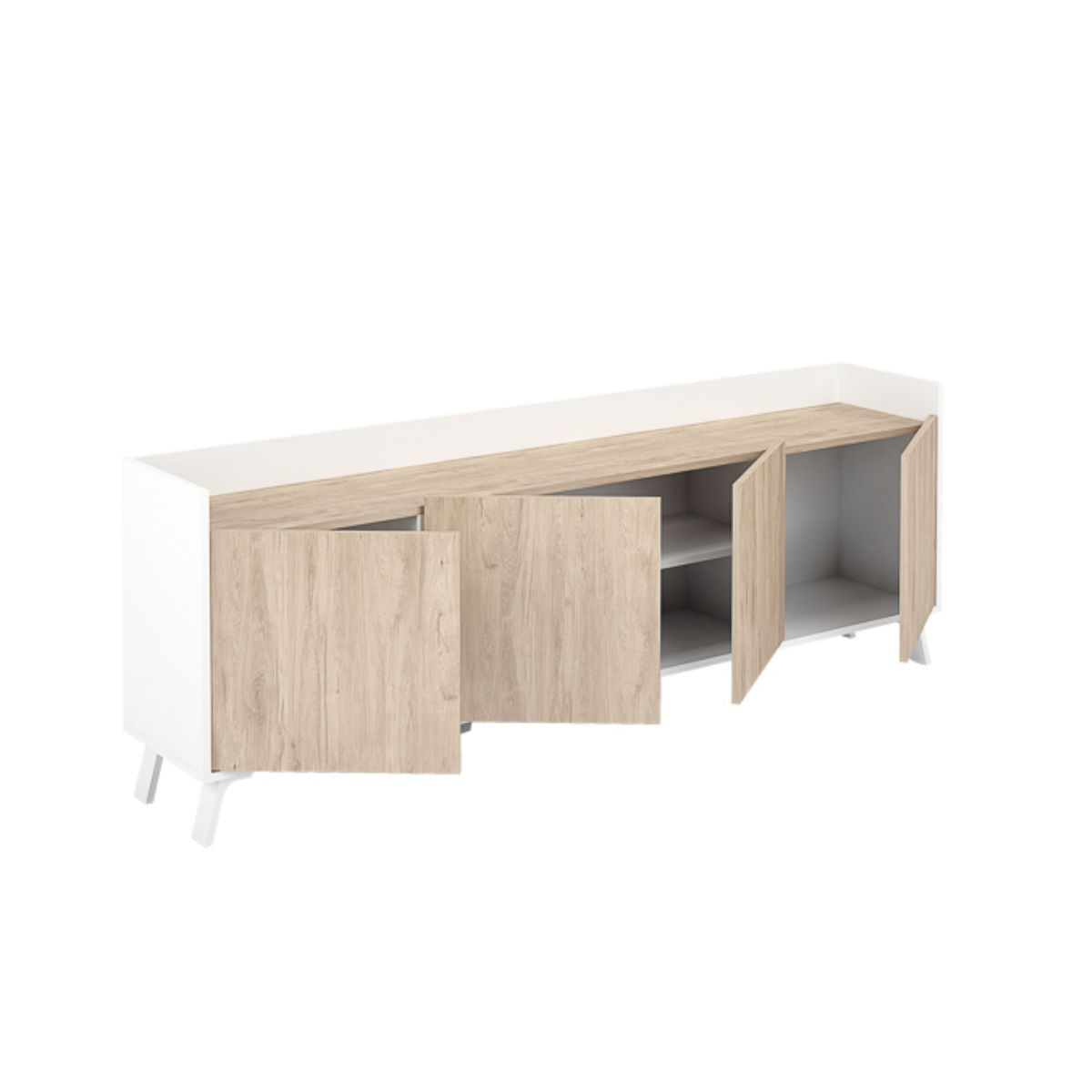 Mueble-de-TV-Philip-4-puertas-blanco-roble-634x180x335-cm-