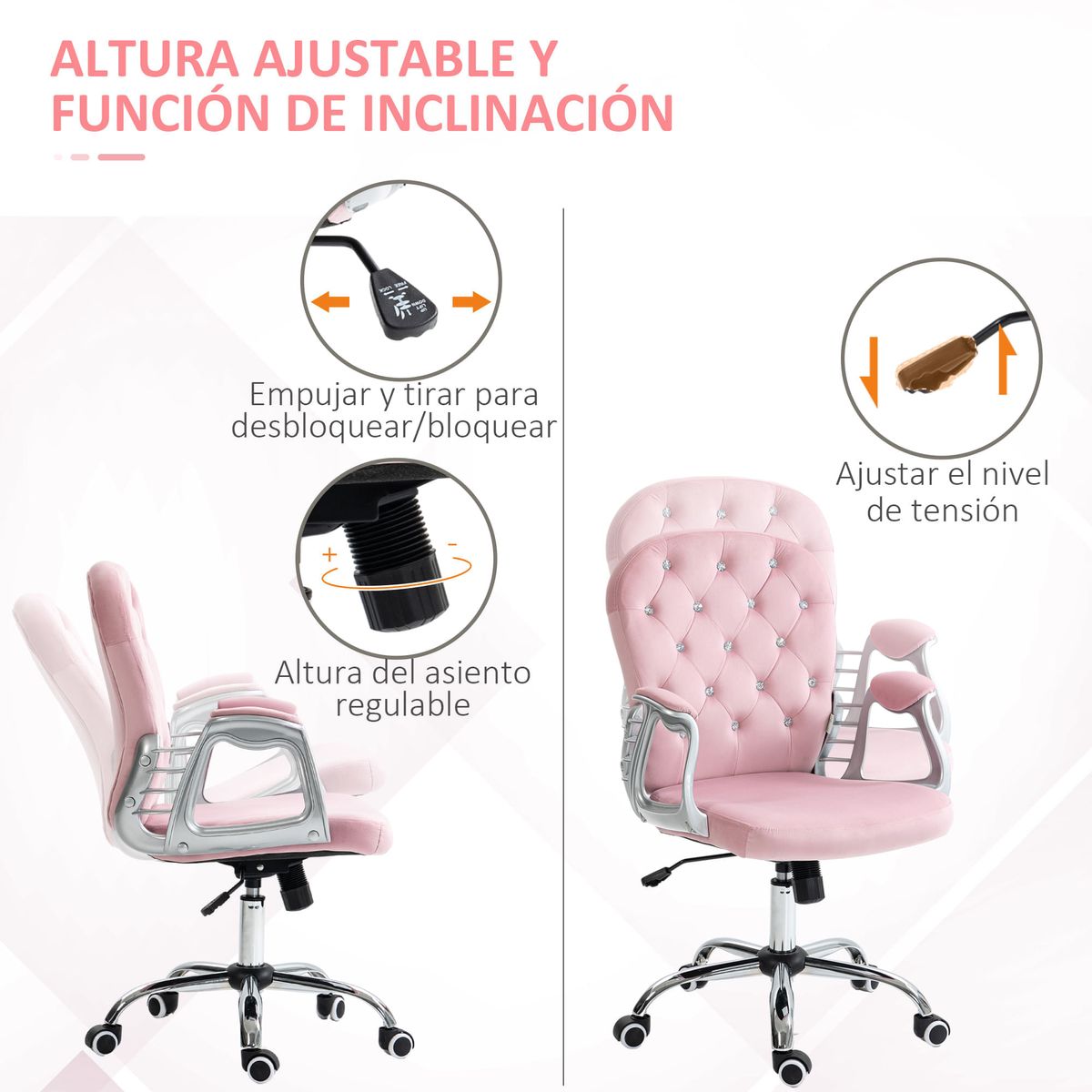 Silla-de-oficina-Spring-Vinsetto-altura-ajustable---respaldo-inclinable-rosa-93-103x595x605-cm-