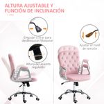 Silla-de-oficina-Spring-Vinsetto-altura-ajustable---respaldo-inclinable-rosa-93-103x595x605-cm-