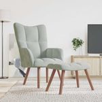 Butaca-Harry-asiento-curvado---reposapies-gris-claro