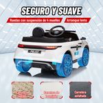 Coche-electrico-infantil-Coche-de-policia-Aiyaplay-12V--3A-blanco-50x66x112-cm-