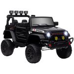 Coche-electrico-infantil-Safari-Aiyaplay-12V--3A---control-remoto-negro-65x63x100-cm-