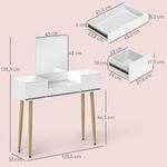 Tocador-Gloria-Homcom-1-espejo---3-cajones-blanco-dorado-1305x1055x30-cm-