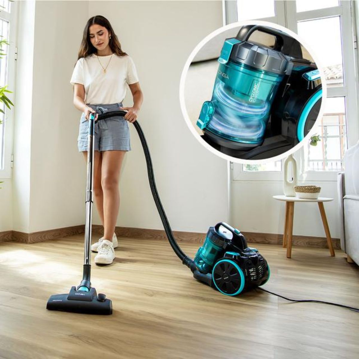 Aspirador-de-trineo-Conga-Powerbag-2000-Compact-Plus-800W-2L-negro-