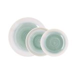 Vajilla-Velvet-Quid-18-piezas-6-servicios-ceramica-verde-fondo-blanco