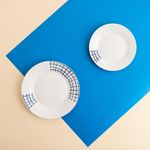 Vajilla-Kansas-Quid-18-piezas-6-servicios-porcelana-azul-ambientada