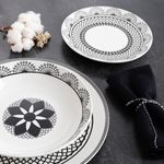 Vajilla-Medina-La-Bouchee-18-piezas-6-servicios-porcelana-blanco-negro-animada-detalle
