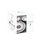 Vajilla-Medina-La-Bouchee-18-piezas-6-servicios-porcelana-blanco-negro-caja