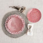 Vajilla-Aquilea-Bidasoa-12-piezas-4-servicios-porcelana-rosa-animada
