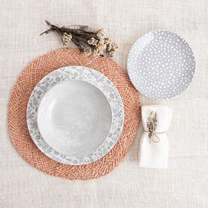 Vajilla Aquilea Bidasoa 18 piezas 6 servicios porcelana
