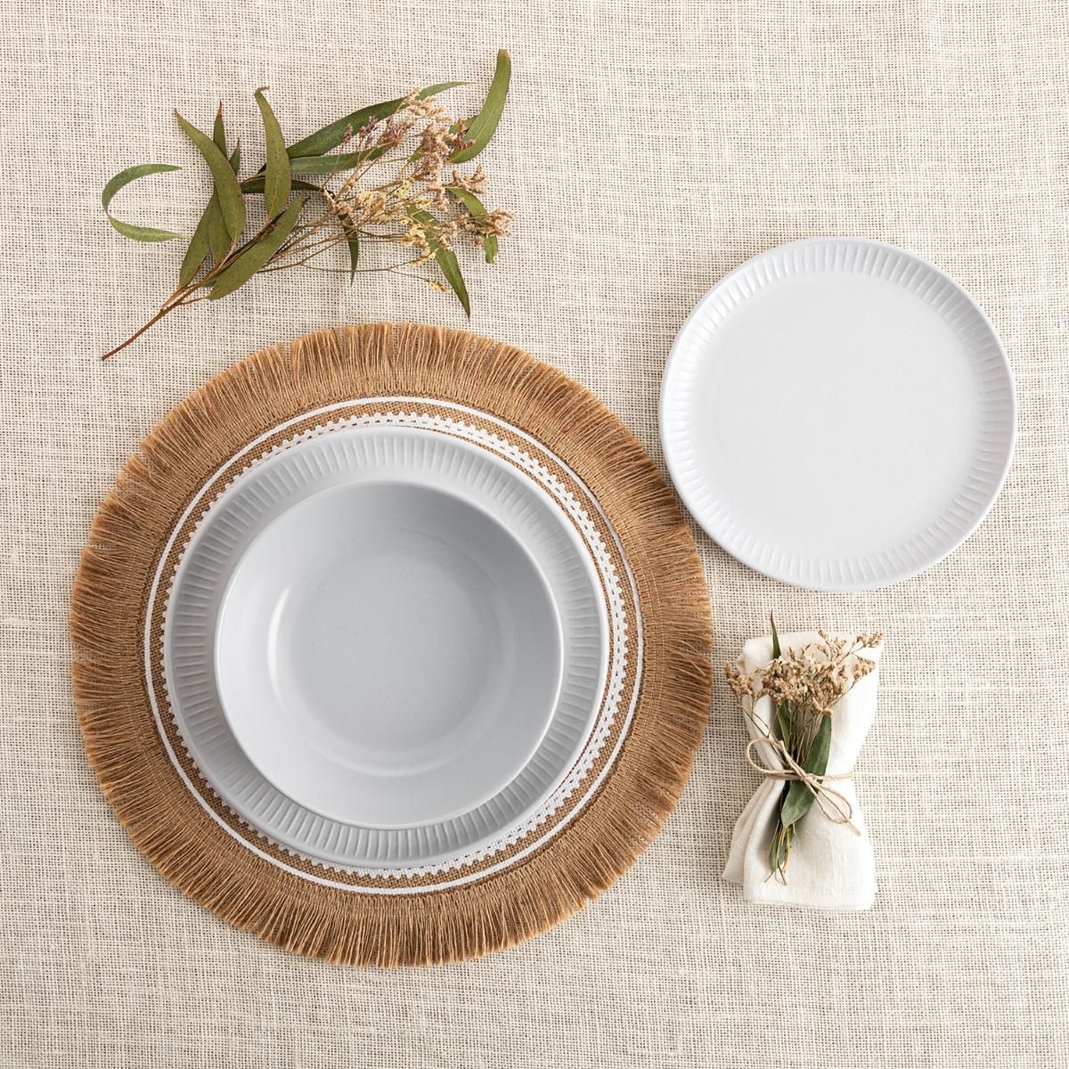 Vajilla-Moana-Bidasoa-12-piezas-4-servicios-ceramica-blanco-animada-mesa
