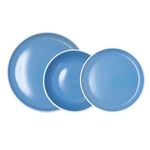 Vajilla-Moana-Bidasoa-12-piezas-4-servicios-borde-pintado-azul