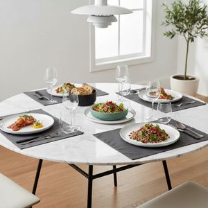 Vajilla Bodo Luminarc 12 piezas 4 servicios cerámica verde/blanco