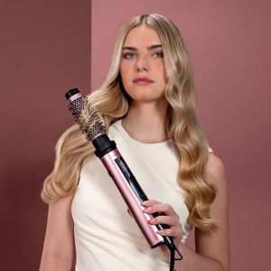 Cepillo de aire Cecotec CeramicCare 3in1 AirBrush 1200W 3 cabezales cerámico rosa