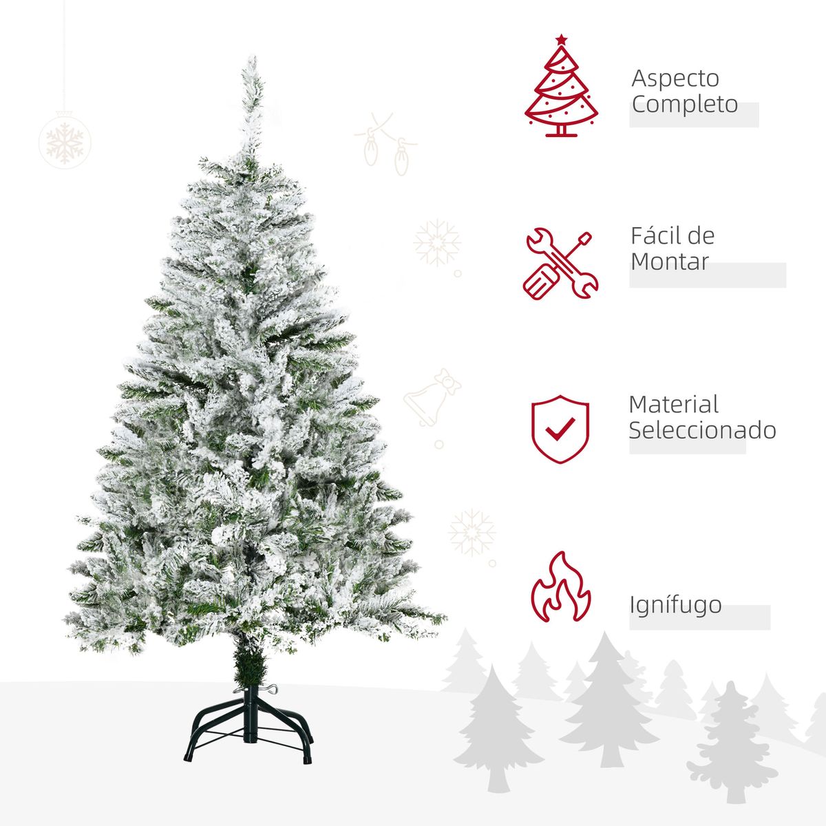 Arbol-de-Navidad-Homcom-200-ramas-caracteristicas