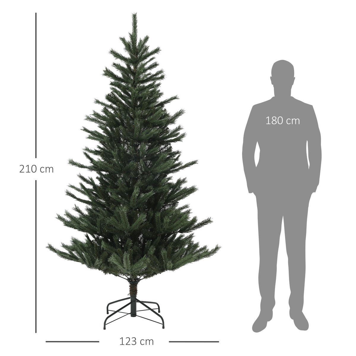 Arbol-de-Navidad-Homcom-793-ramas-medidas