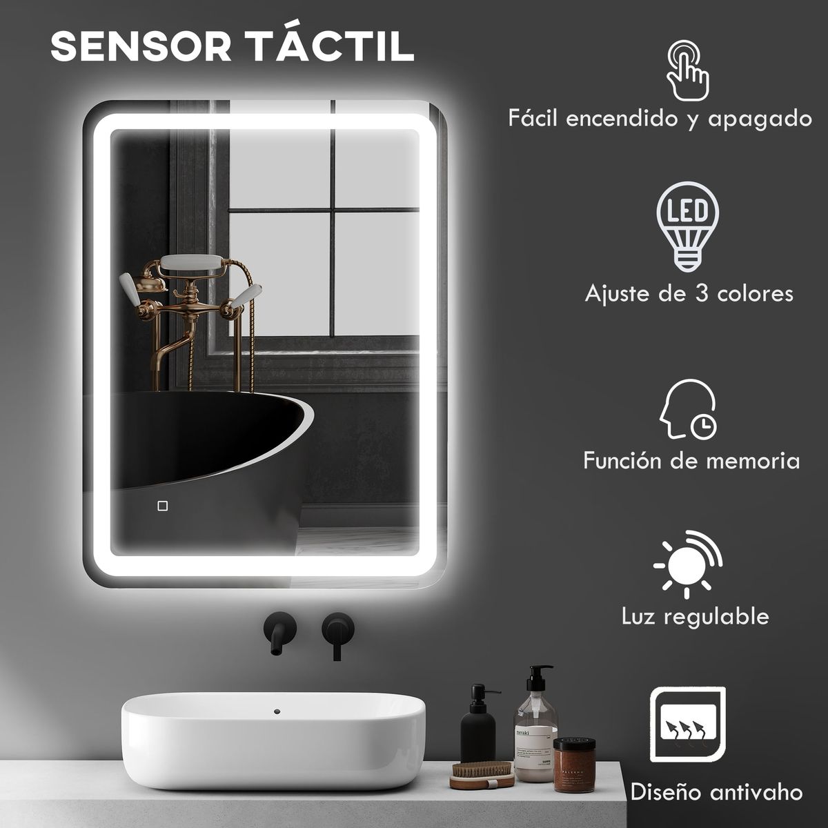 Espejo-de-pared-Olhia-Homcom-caracteristicas