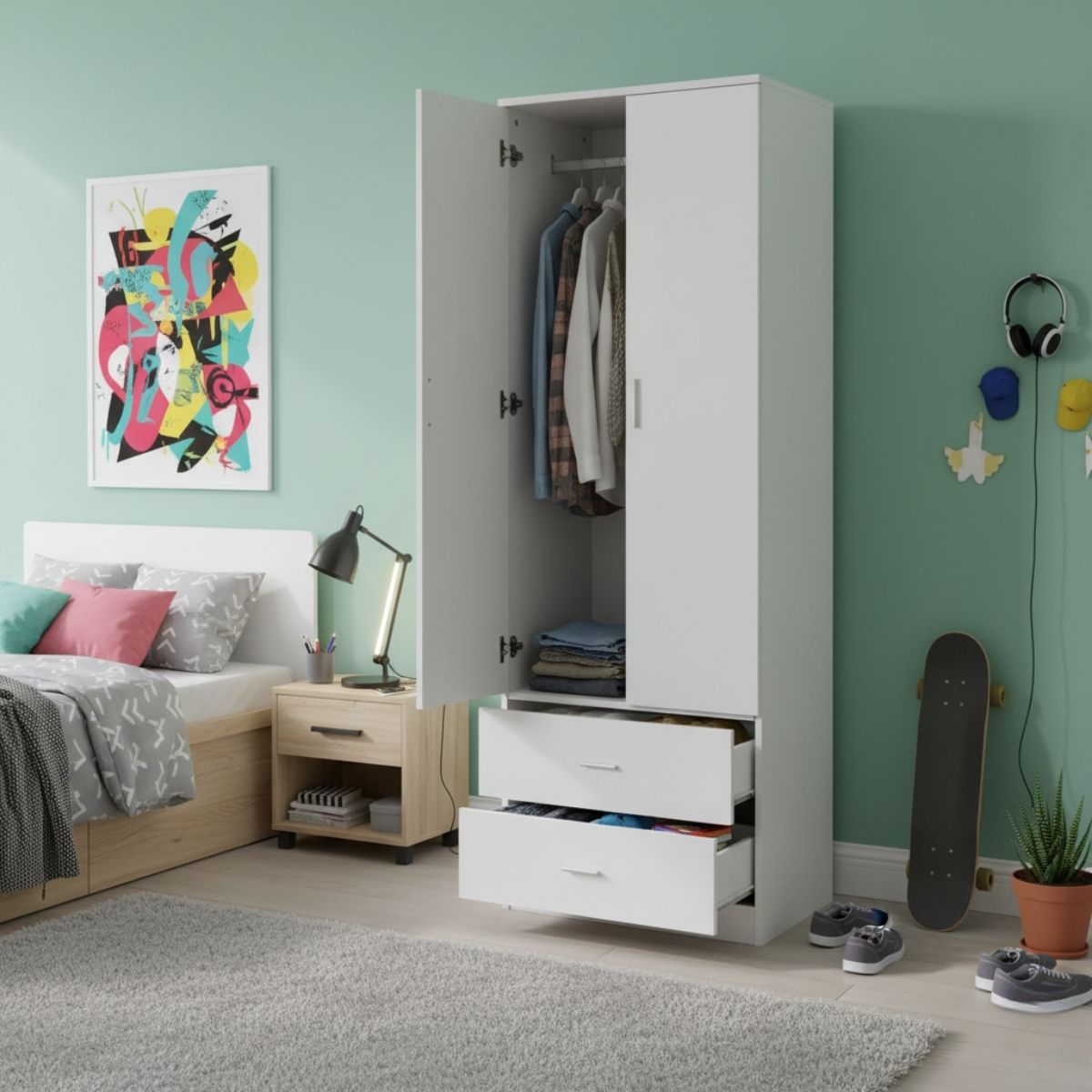 Armario-Boreal-2-puertas-y-2-cajones-interior