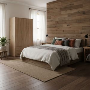 Armario Boreal 3 puertas + 2 cajones 180x90x42 cm