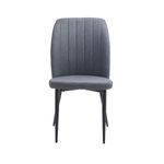 Silla-de-comedor-Rory-Deluxe-tapizada-patas-negras-gris-93x48x56-cm