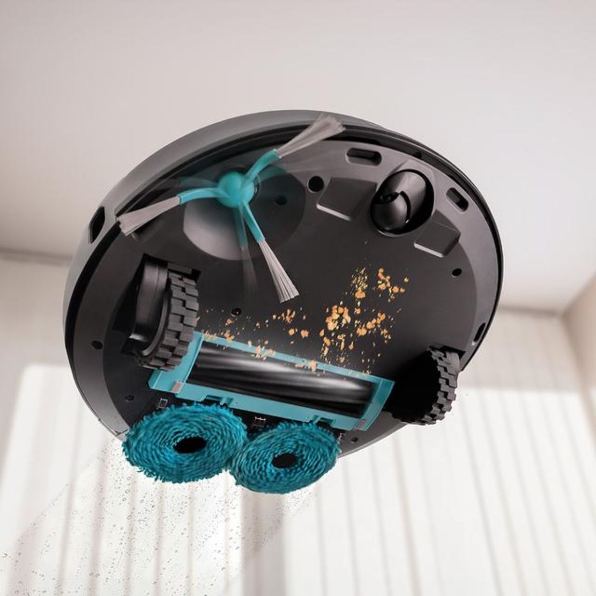 Robot-aspirador-Cecotec-Conga-9990-AI-Spin-Revolution-Ultra-Power-Home-1000Pa-IA---base-autovaciado-negro