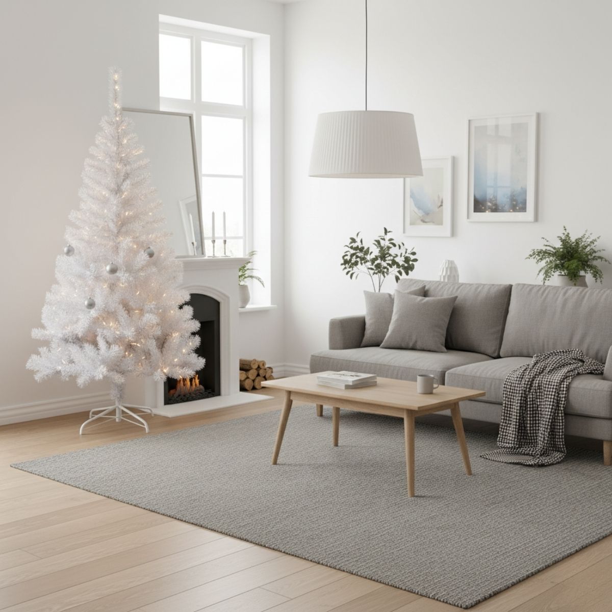 Arbol-de-navidad-400-ramas-ambientada-chimenea