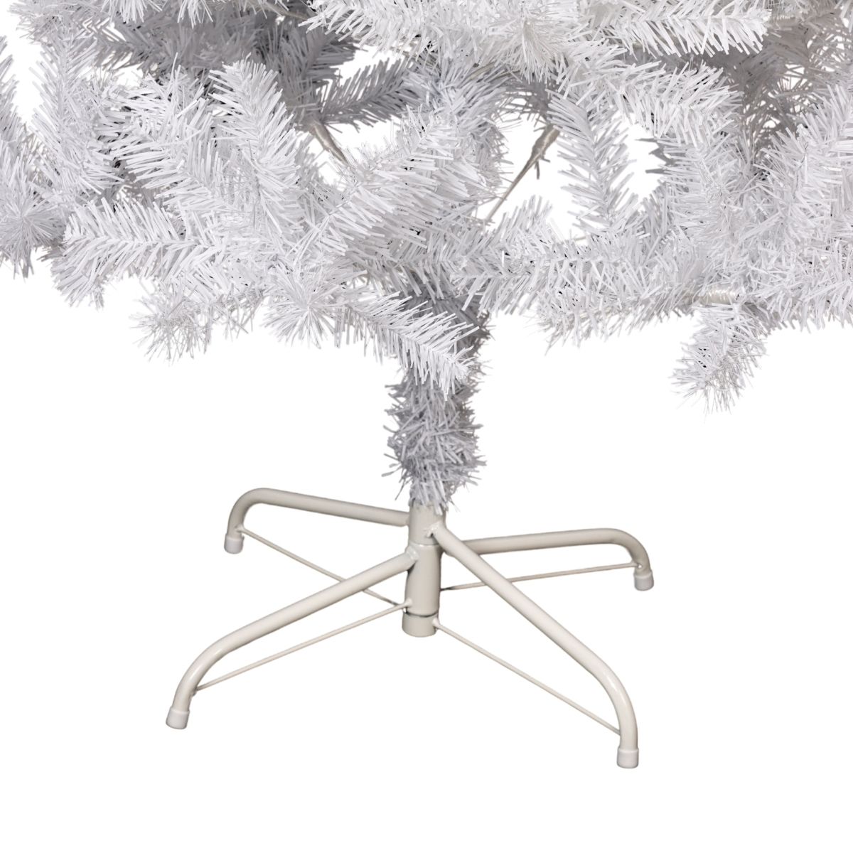 Arbol-de-navidad-400-ramas---base-cruzada-blanco-Ø35x150-cm-