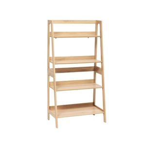 Estantería Abana 4 estantes natural 146x76x43 cm