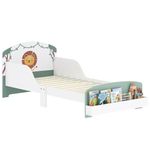 Cama-infantil-Play-Aiyaplay-anticaidas---estante-blanco-verde-60x150-cm-