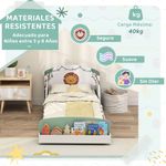 Cama-infantil-Play-Aiyaplay-anticaidas---estante-blanco-verde-60x150-cm-