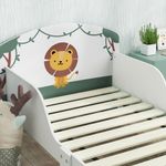 Cama-infantil-Play-Aiyaplay-anticaidas---estante-blanco-verde-60x150-cm-
