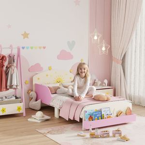 Cama infantil Play Aiyaplay anticaídas + estante 60x150 cm