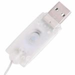 Decoracion-navideña-Muñeco-de-nieve-60-LED-8-modos-blanco