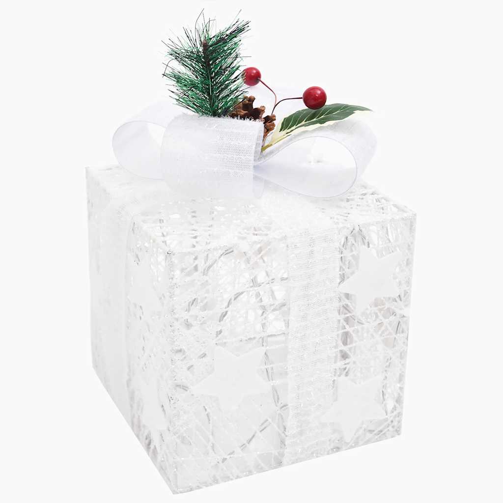 Decoracion-navideña-3-cajas-de-regalo-60-LED-8-modos-blanco