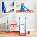 Parque-infantil-Rocket-Aiyaplay-4-en-1-columpio---tobogan---canasta-rojo-azul-107x1475x160-cm-