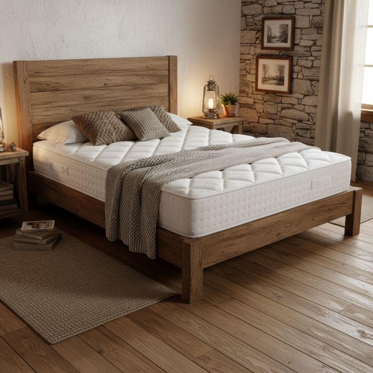 Colchon-de-muelles-ensacados-Perla-ambientada-rustica