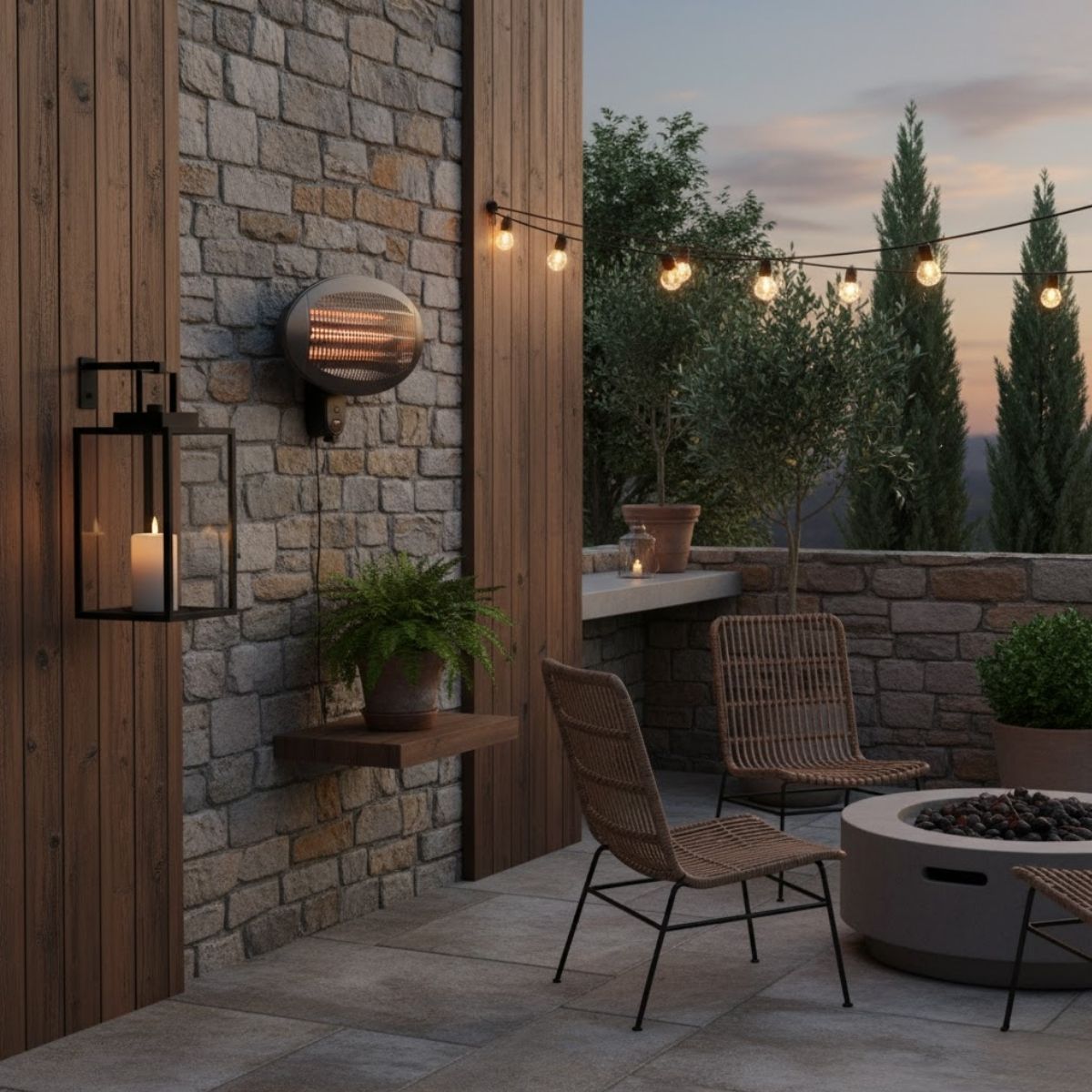 Calefactor-de-exterior-Tristar-KA5286-ambientada
