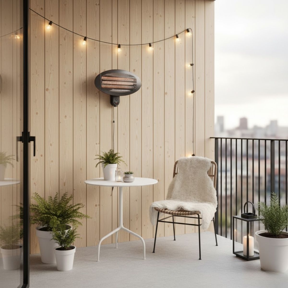 Calefactor-de-exterior-Tristar-KA5286-ambientada-terraza