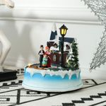 Decoracion-navideña-Coro-Homcom-luces-LED---giratorio-multicolor-15x13-cm