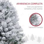 Arbol-de-Navidad-Alsacia-Homcom-133-ramas---50-luces-LED-blanco-Ø47x92-cm-