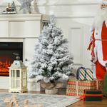 Arbol-de-Navidad-Alsacia-Homcom-133-ramas---50-luces-LED-blanco-Ø47x92-cm-