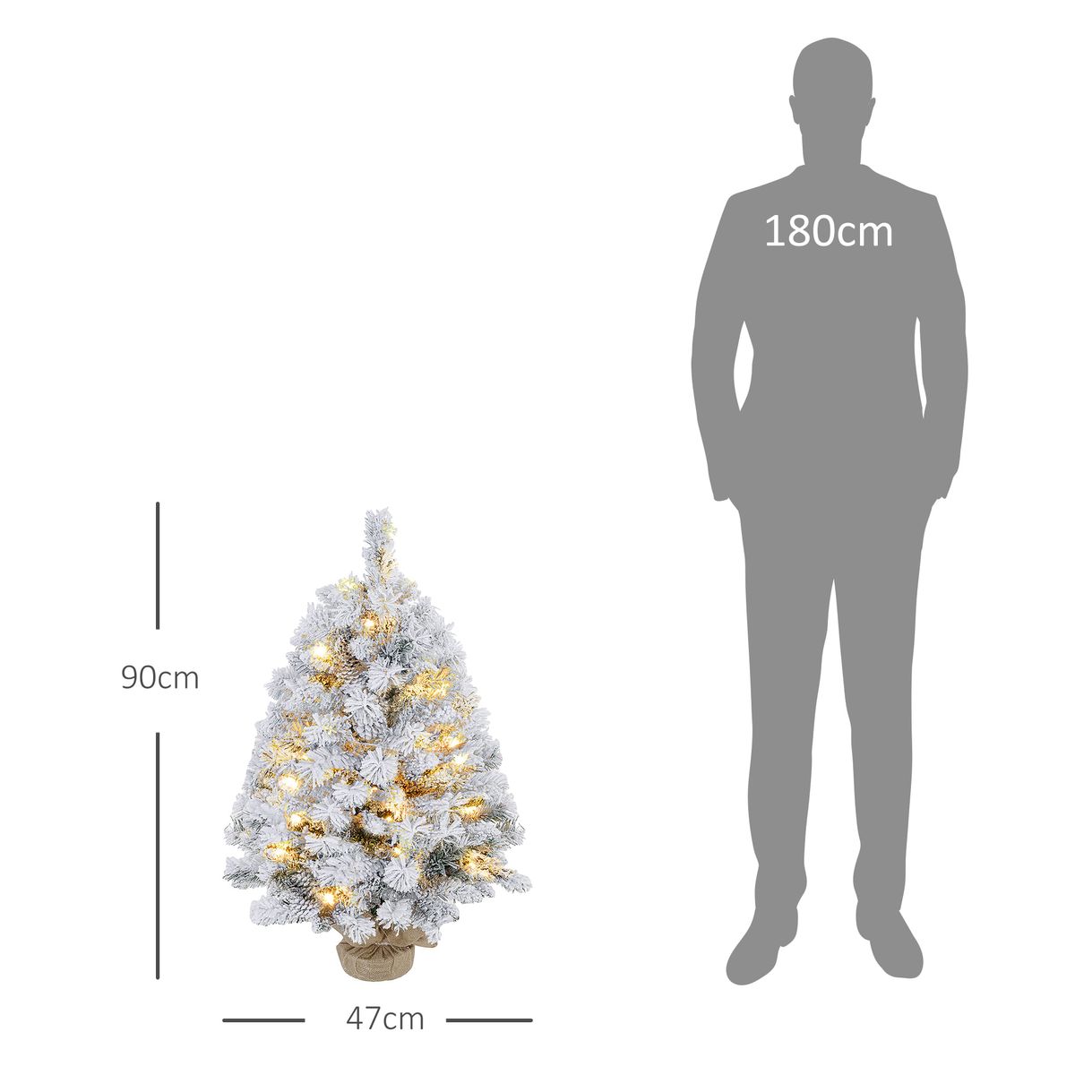 Arbol-de-Navidad-Alsacia-Homcom-133-ramas---50-luces-LED-blanco-Ø47x92-cm-