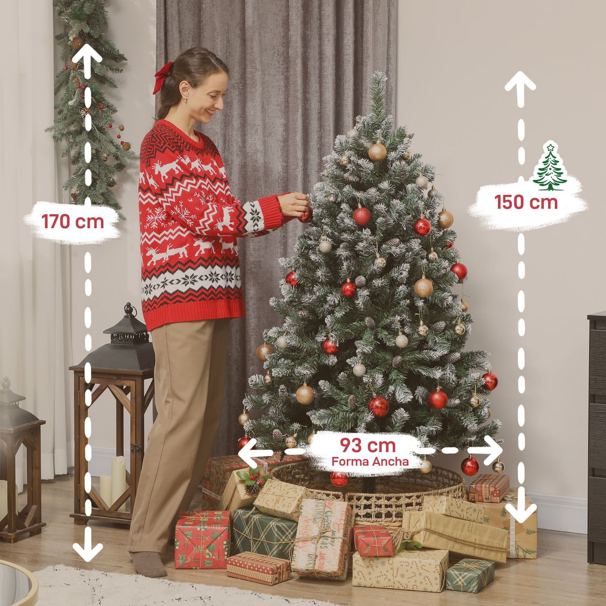 Arbol-de-Navidad-Homcom-581-ramas-medidas