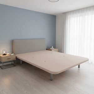 Base tapizada Somg tejido 3D beige