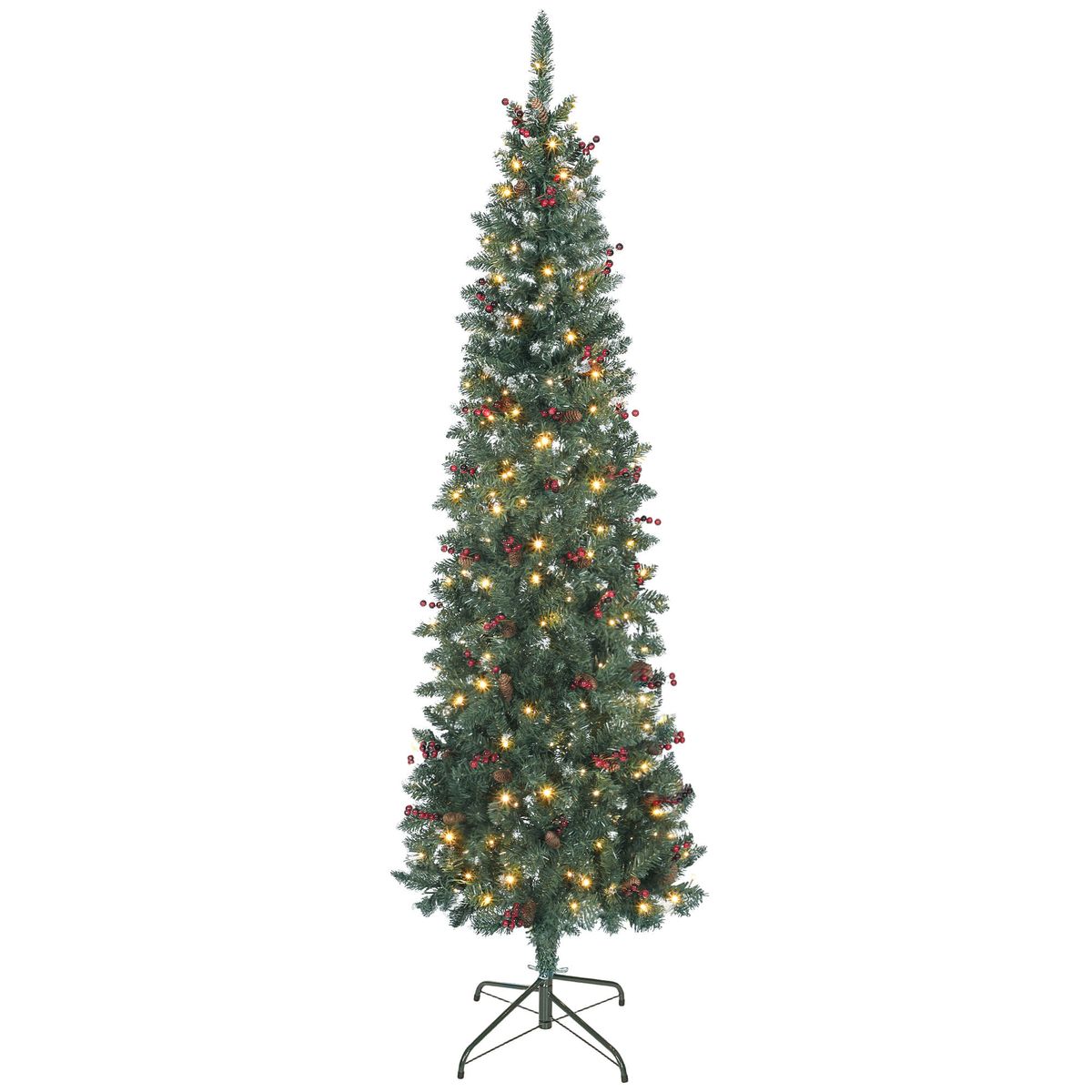 Arbol-de-Navidad-Homcom-656-ramas-con-300-luces-fondo-blanco