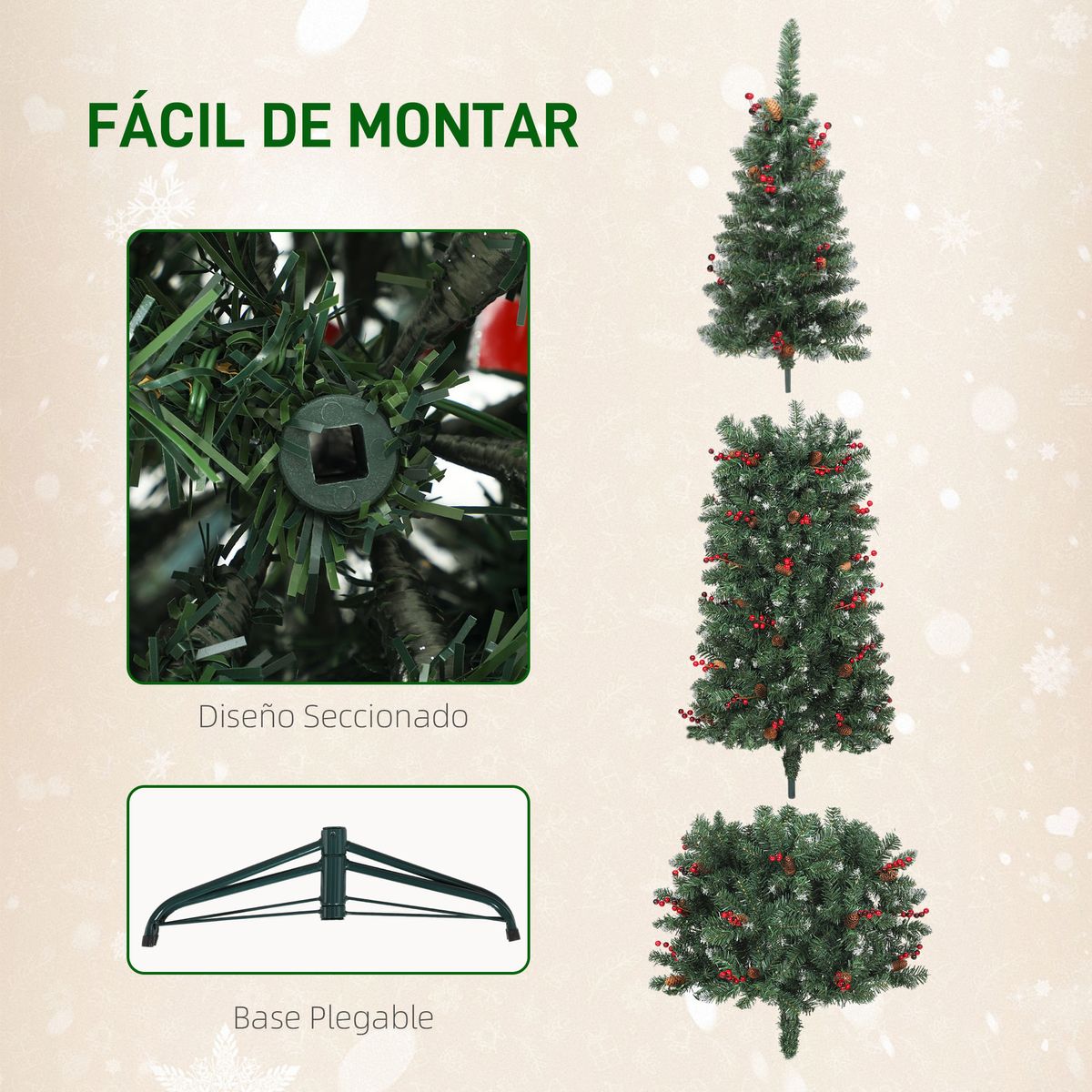 Arbol-de-Navidad-Homcom-656-ramas-con-300-luces-por-secciones