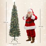 Arbol-de-Navidad-Homcom-656-ramas-con-300-luces-medidas
